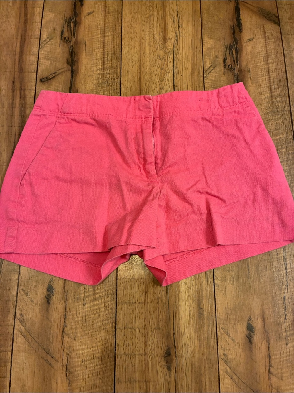 Crewcuts Bright Pink High-Rise Cotton Shorts